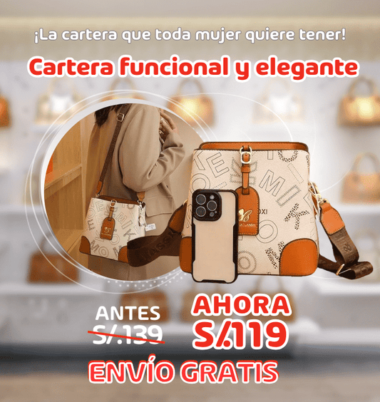 Bolso/cartera cruzado Vintage para mujer